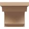 Ekena Millwork 11"W x 11"D x 11"H Wide Emerson Rough Cedar Woodgrain TimberThane Corbel, Primed Tan CORUR11X11X11EMRRCPR - alternate 2